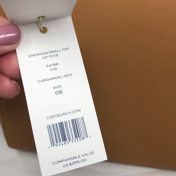 NWT Tory Burch Emerson small zip tote - Picture 4 of 7